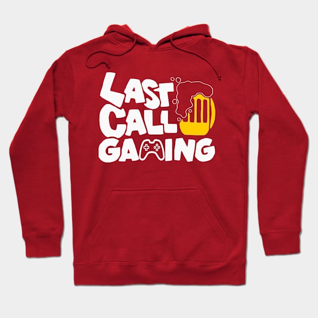 LastCallGaming Con design White Hoodie by Zeus928